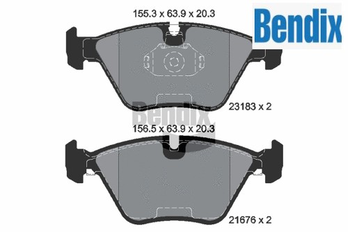 Front brake pads set - front,