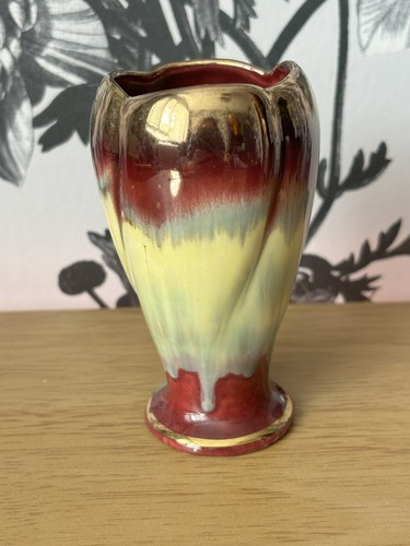 Vintage german pottery tulip - vintage,