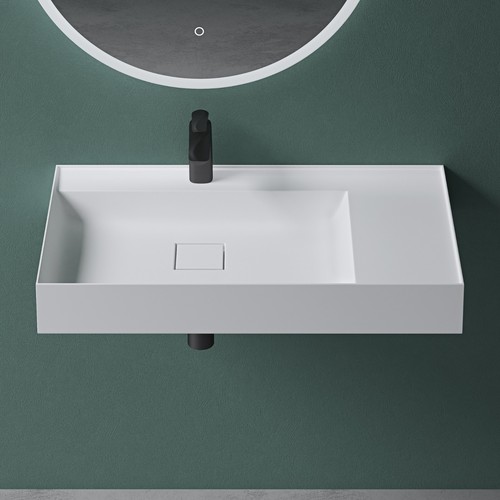Bathroom sink countertop - countertop, wall