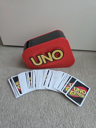 Uno extreme card game with - card,