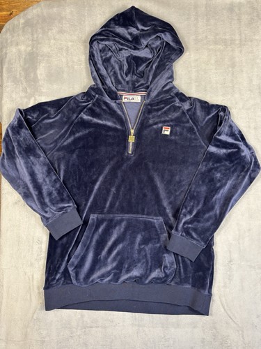 Fila men velour hoodie - xl,