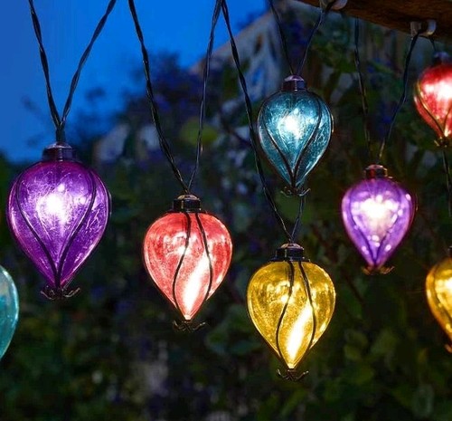 Solar balloon lights garden - balloon,