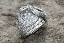 Sterling Silver Gents Saddle