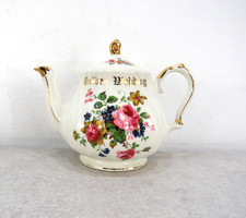 Vintage Sadler Floral Tea Pot Golden Wedding