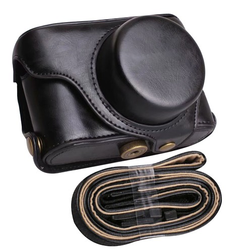 Leather camera case - case, bag