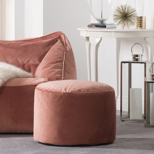 Icon velvet pouffe - pouffe, luxury