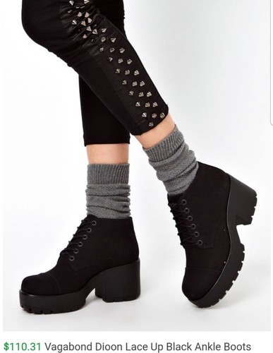 Vagabond lace boots - up,
