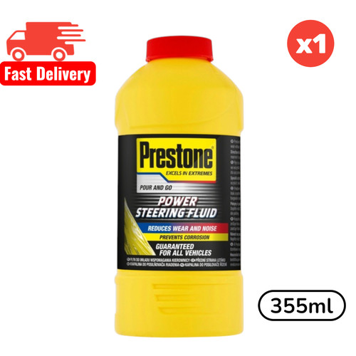 Prestone power steering fluid - steering,