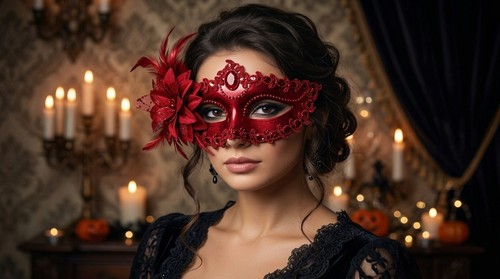 Halloween venice princess mask - princess,