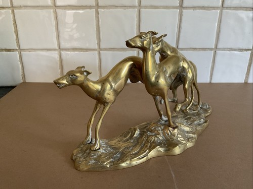 Vintage solid brass running - solid, 3