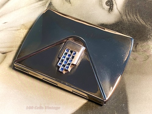 Shiny silver tone - , jeweled