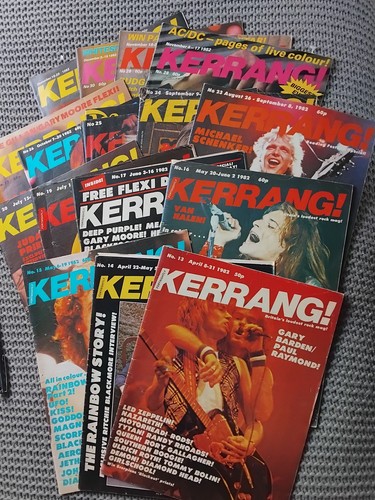Kerrang magazine 80s bundle - kerrang,