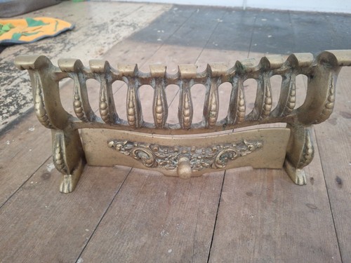 Vintage fire front fret grate - fire,