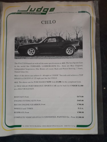 Fiat x19 rare - fiat,