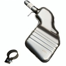 Stainless Steel Rear Exhaust Muffler fits: 2003-2007 Volvo V70 S60 2.5L