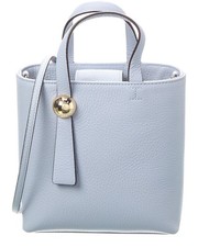 Furla Sfera Vertical Leather Blue Crossbody NWT $258