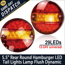 5.5" Rear Round Hamburger LED
