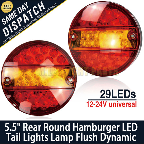 Rear round hamburger led - 5.5",