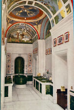 A1  Raphael tuck Vintage Postcard. The Kings Bathroom From Queens Dolls House