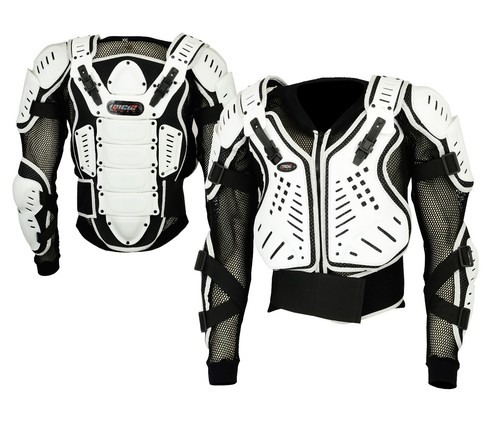 Adult white motocross body - motocross,