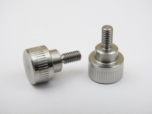 Knurled thumb screws stainless - knurled,