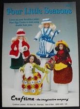 Craftime Four Little Seasons Egg Cosy Cover Knitting Pattern Spring Summer