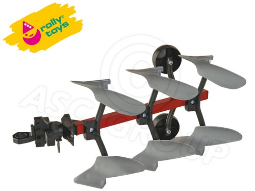 Rolly toys plough 3 furrow - -,