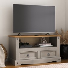 Corona Grey TV Stand Flat