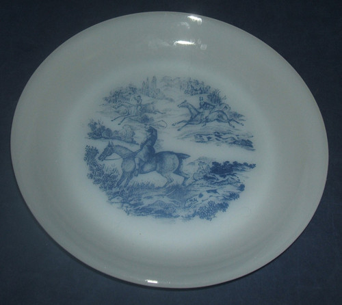 Vintage arcopal blue - blue, white