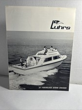 1970 HENRY LUHRS SEA SKIFFS INC. BOATING 32’ FIBERGLASS FLYBRIDGE SEDAN + $ List
