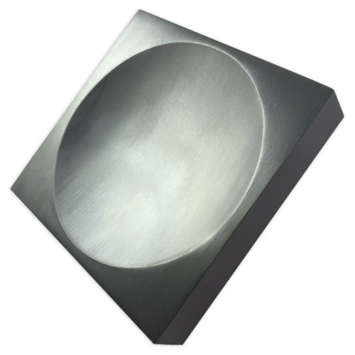 Solid steel doming bench block - solid,