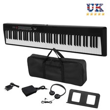88Key Folding Piano Semi-Weighted Standard Keyboard MIDI Bluetooth Digital Piano