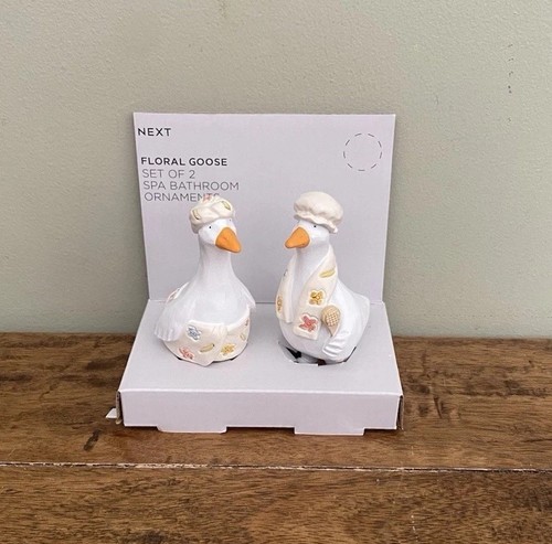 Next ornaments floral goose - next,