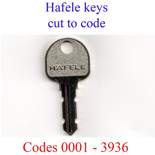 Hafele replacement key cut - hafele,