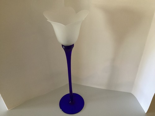 Glass candle holder - candle,