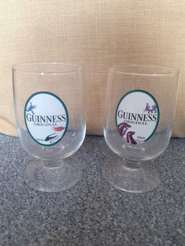 Guinness half pint glasses - guinness,