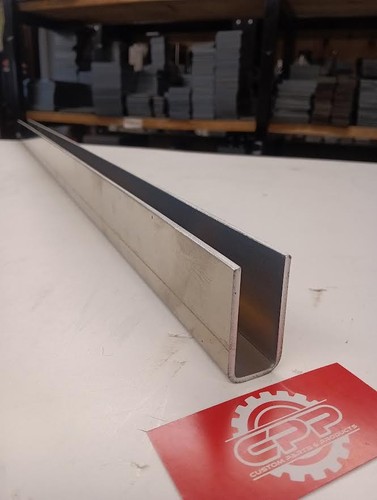 Aluminium channel section - u, c