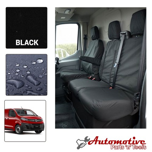 Black tailored seat covers - tailored, for