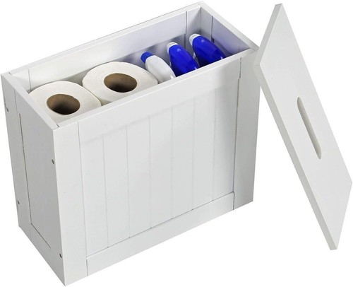 White slim bathroom toilet - white,
