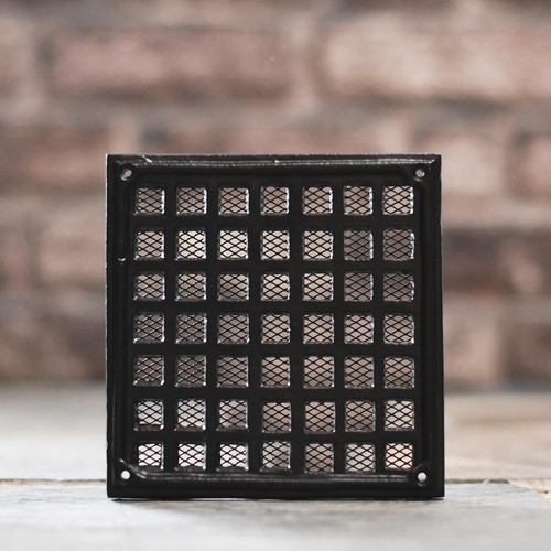 Black cast iron - cast, square
