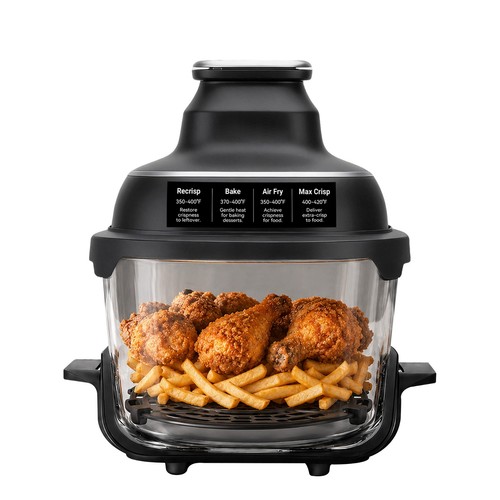 Visible glass air fryer - visible,
