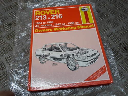 Rover 213 216 haynes workshop - rover,