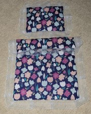 Dolls Pram bedding set - cot baby annabell luvabella Chou Chou reversible 