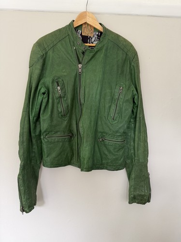 Diesel men leather jacket - men's,