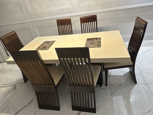 Marble dining table - marble,