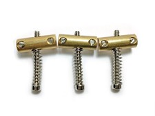 Slant Compensated Brass Telecaster Saddles