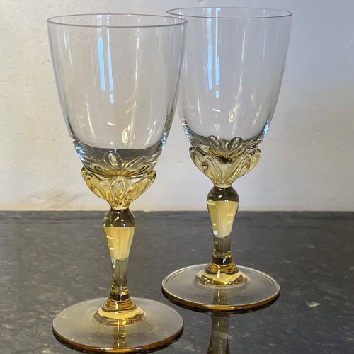 Crystal sherry glasses - sherry, of
