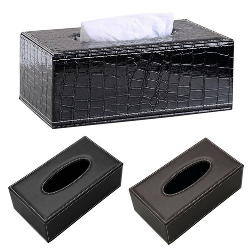 Rectangular leather tissue - pu,