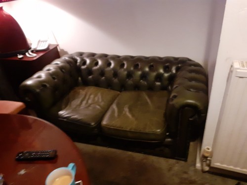 Chesterfield bed settee - bed,