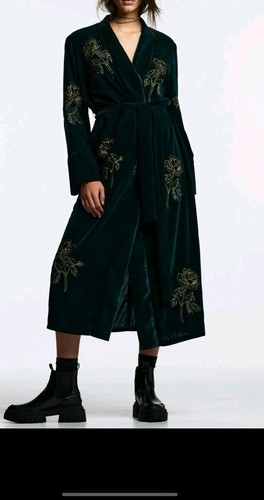 Zara limited velvet kimono - zara,